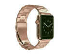Stainless Steel Metal Band for Apple Watch 45mm - Rose Gold