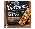 3 x 5pk Carman's Nut Bars Almond, Hazelnut & Vanilla 175g