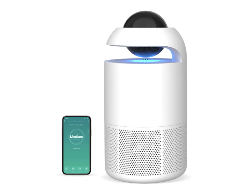 YOPOWER Air Purifiers for Home Up to 15㎡ with Air Quality and Light Sensors Sleep Mode