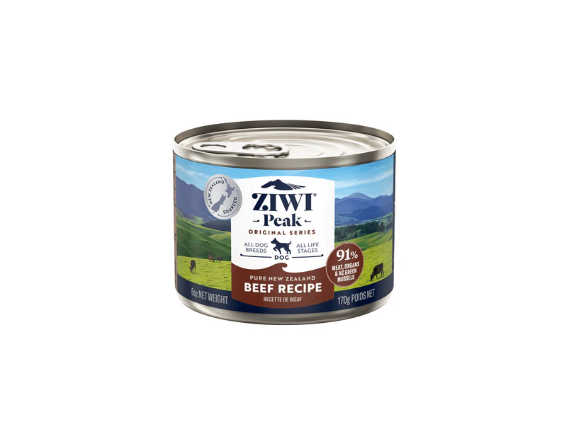 Ziwi Peak Beef Wet Dog Food 170g