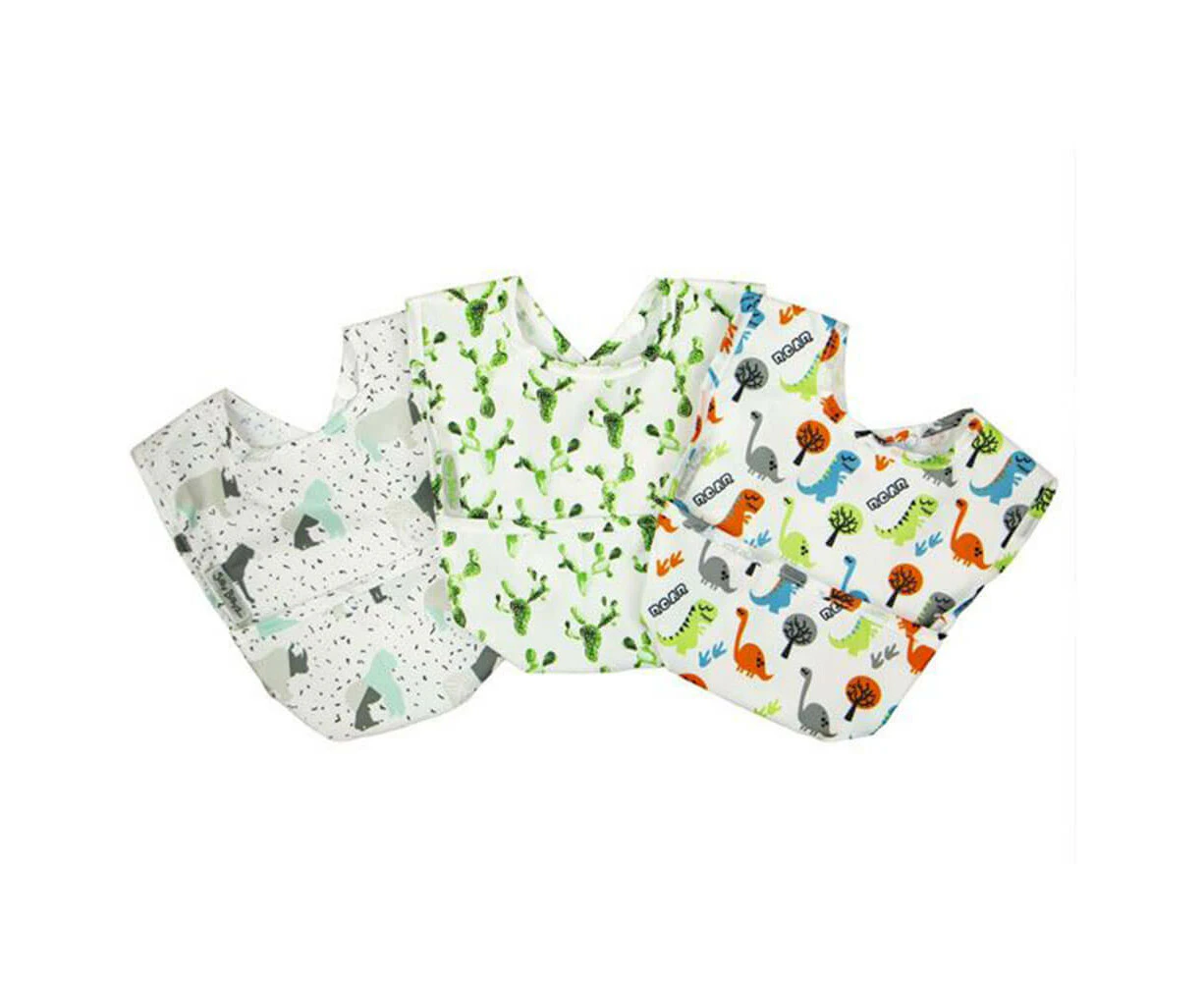 Silly Billyz Silly Billyz Nylon Pocket Bib (Pack of 3) - Boy