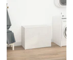vidaXL Laundry Box White 88.5x44x66 cm Solid Wood Pine