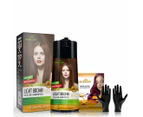 Herbishh Magic Hair Colour Dye Shampoo 400ML PPD Free - Light Brown