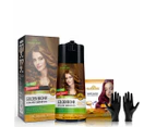 Herbishh Magic Hair Colour Dye Shampoo 400ML PPD Free - Golden Brown