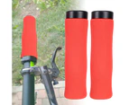 1 Pair Universal Anti Slip Shock-absorbing Cycling Bicycle Bike Handlebar Grips - Green