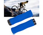 1 Pair Universal Anti Slip Shock-absorbing Cycling Bicycle Bike Handlebar Grips - Green
