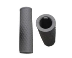 1 Pair Anti-Slip Electric Scooter Rubber Handle Bar Grips for Xiaomi Mijia M365 - Grey