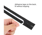 1 Pair Anti-Scratch Bike Handlebar Tape Shock Reduce Extra Long Soft Bicycle Handlebar EVA Cycling Bar Tape for MTB - Pure Black