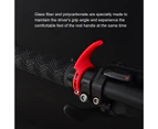 1 Pair Bicycle Vice Bar Anti-Slip Ergonomics Handle Adjustable Bike Handlebar Small Auxiliary End Tools for Outdoor - Red