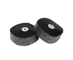 1 Pair Polyurethane Bar Tape Antislip Adhesive Sweat-absorbent Dazzling Bar Tape for Road Bike - Grey