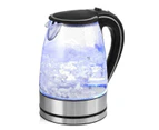 Pursonic Glass Kettle Electric LED Light Kitchen Water Jug Stainless Steel