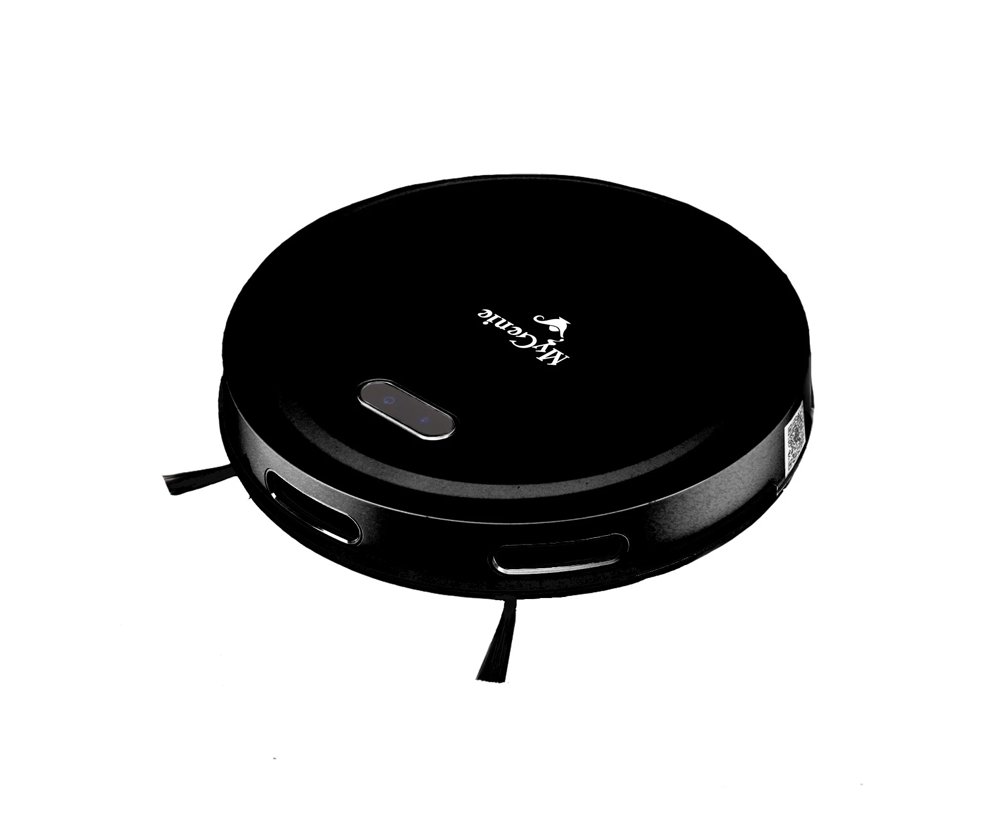 MyGenie Smart Robotic Vacuum Cleaner App Controlled Carpet Floors Auto Robot - Colour: Black