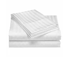 Royal Comfort 1200TC Sheet Set Damask Cotton Blend Ultra Soft Sateen Bedding - Charcoal Grey