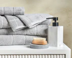 Sheraton Luxury 5-Piece Maison Subway Towel Set - Silver Grey