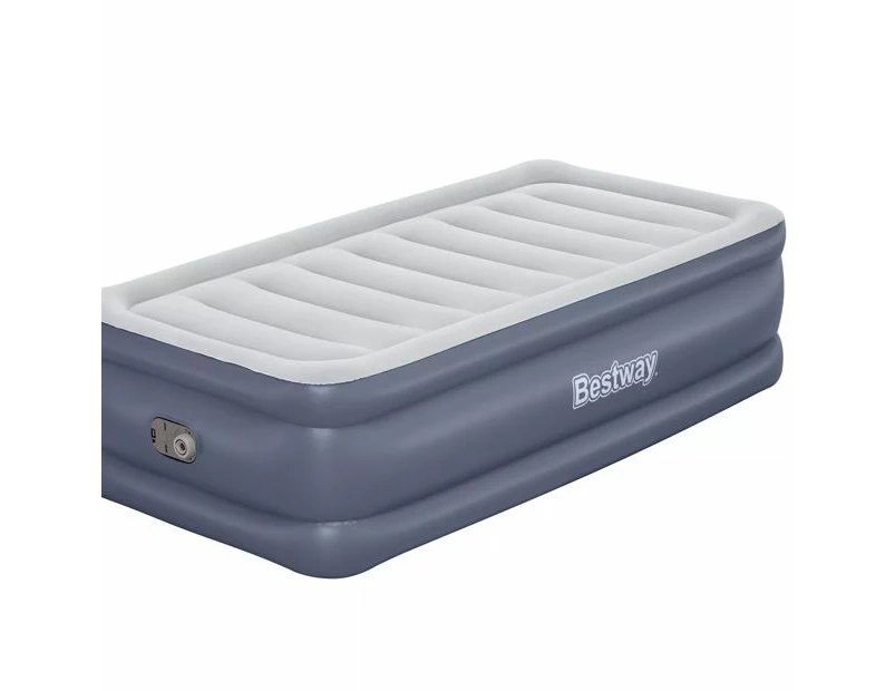 Bestway Air Mattress Single Inflatable Bed 51cm Airbed Blue