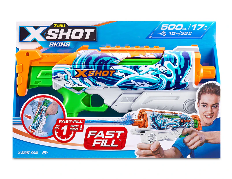 Zuru X-Shot Skins Fast-Fill Water Blaster