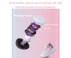 Dadawen Kids Fashion Double Wheel Roller Skate Shoes Sneakers for Boys Girls-Navyblue