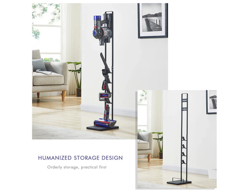 Free-Standing Vacuum Cleaner Stand Rack Holder For Dyson V6, V7, V8, V10 & V11