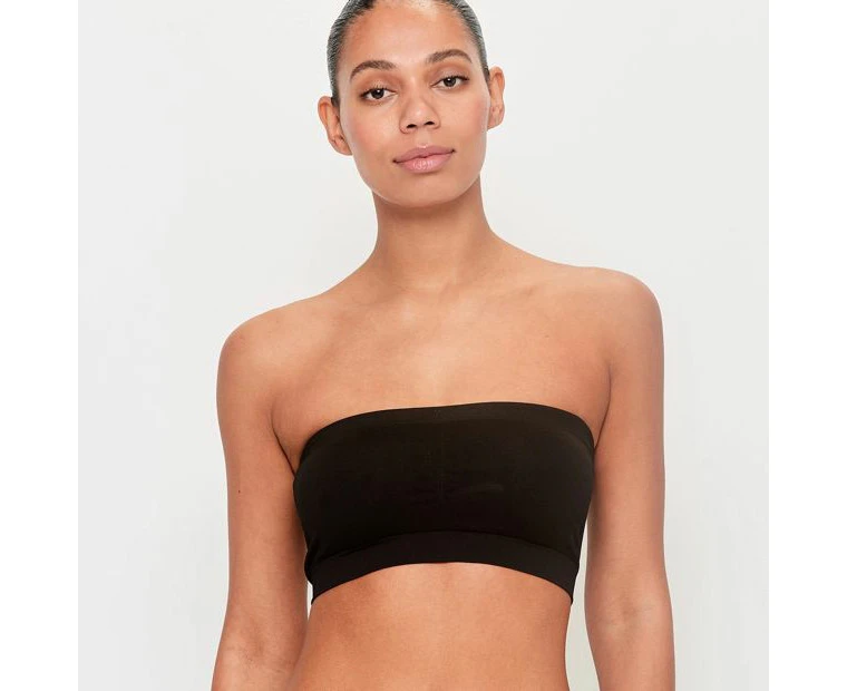 Reversible Padded Bandeau - Ambra - Black