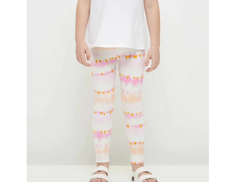 Target Print Leggings - Pink