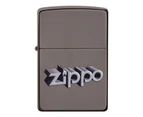 Zippo 3D Logo Ice Lighter (Black)