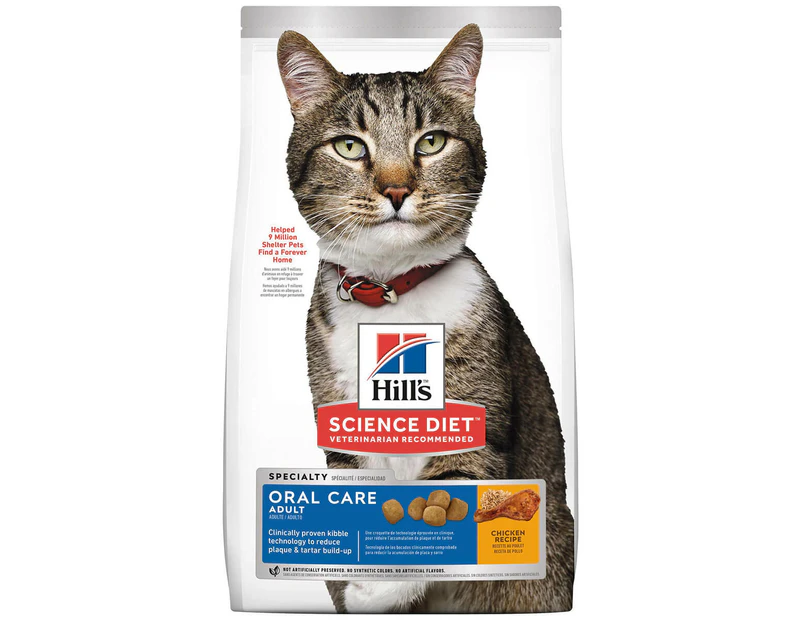 Hill's Science Diet Oral Care Adult Dry Cat Food 4kg
