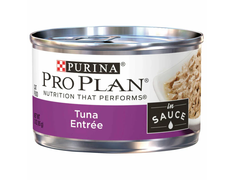 Pro Plan Savour Adult Tuna Entree In Sauce Wet Cat Food 85G