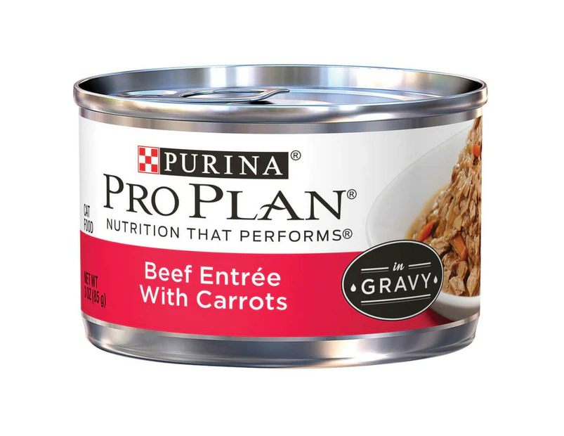 Pro Plan Adult Beef & Carrots Entree Wet Cat Food 85G