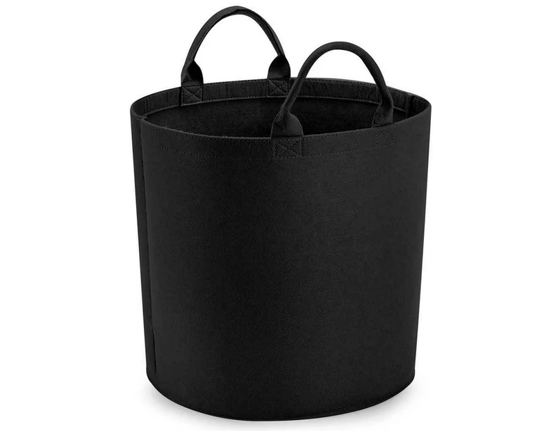 Bagbase Felt Laundry Basket (Black) - PC5384