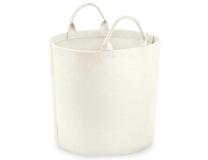Bagbase Felt Laundry Basket (Soft White) - PC5384