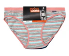Underworks Women's Bikini Briefs 3-Pack - Gianna Stripe