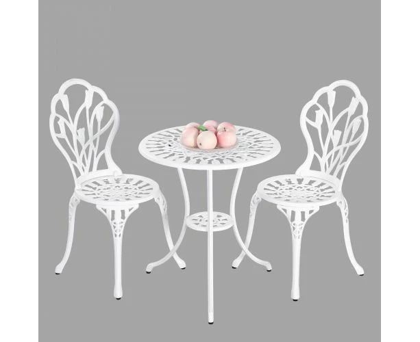 2 Seater Dominique Cast Aluminium Bistro Set