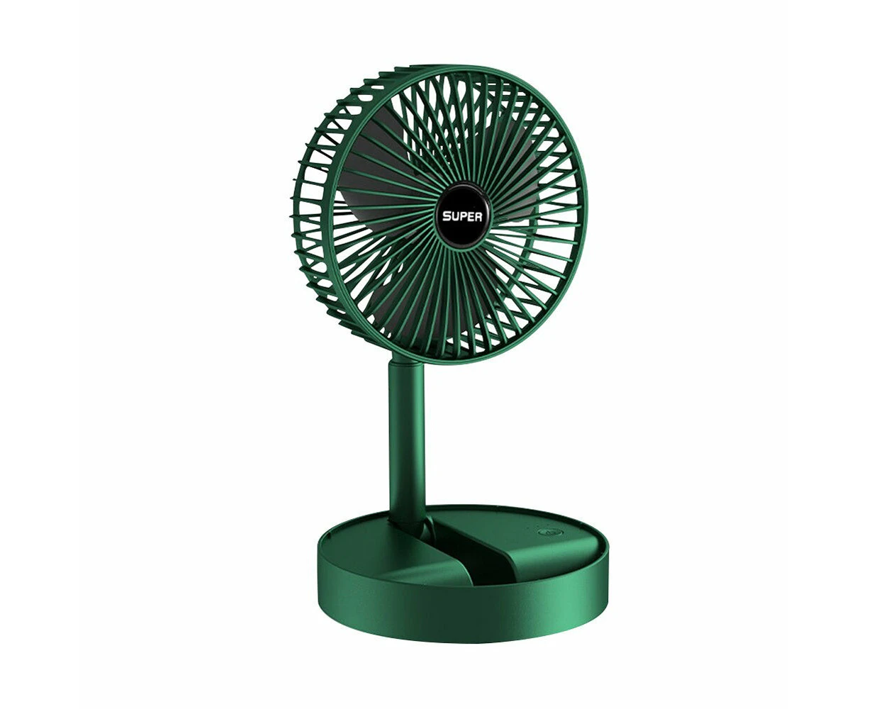 Mini Foldable Desk Fan - Green