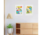 11.8x8.3in 1PCS kids Art Frames,Kid Artwork Projects Frames Changeable Kids Artwork Frames Front Opening Art Display Frame -White