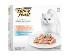 Fancy Feast Inspirations Salmon and Tuna Wet Cat Food 12x70g 12pk