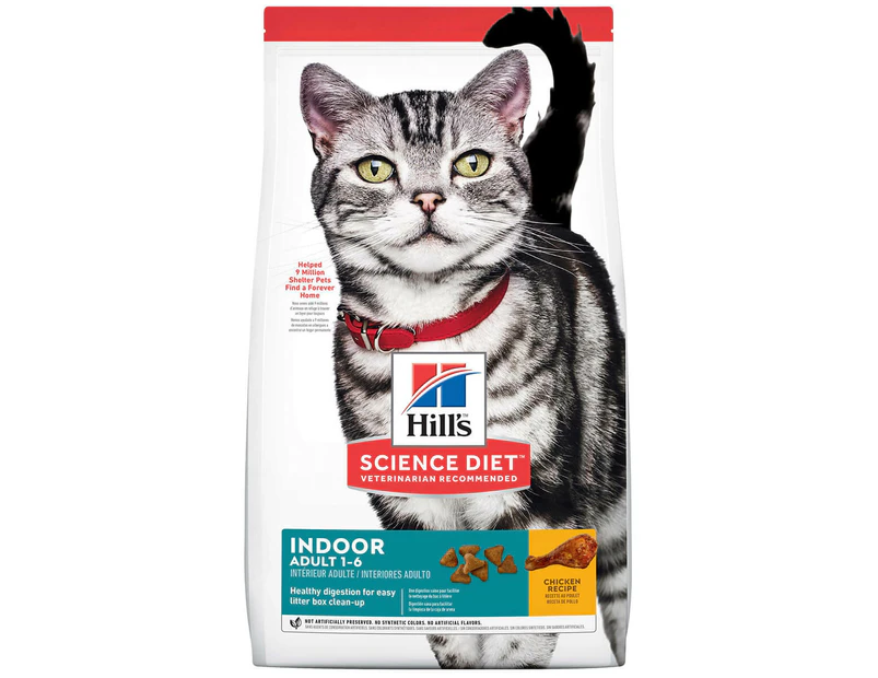 Hill's Science Diet Indoor Adult Chicken Dry Cat Food 4kg