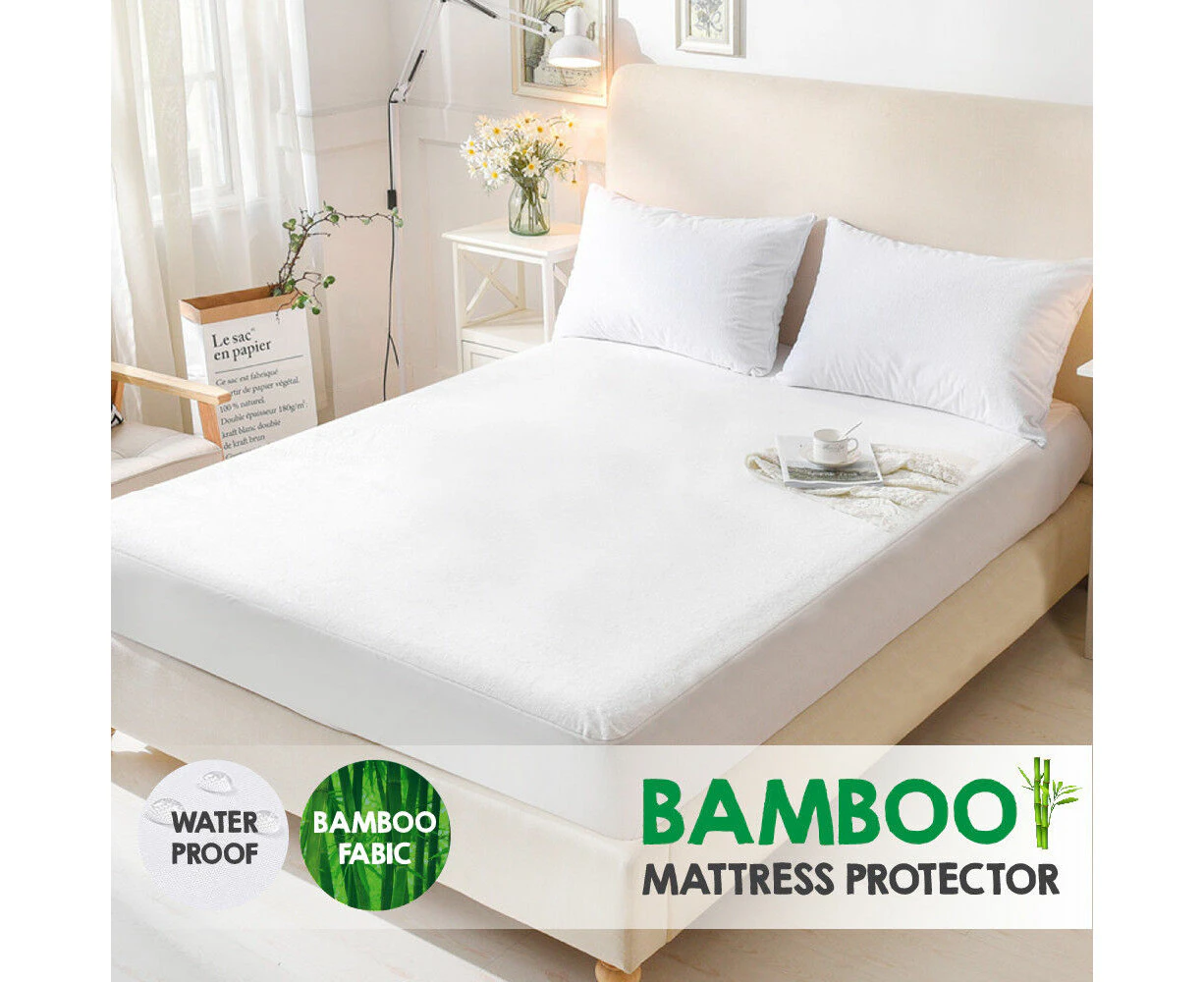 Bamboo Terry Pile Fully Fitted Waterproof Mattress Protector