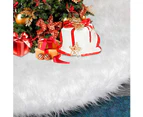 Christmas Tree Plush Skirt Holiday Tree Ornaments Decoration for Merry Christmas