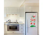1 Set Snowman Refrigerator Magnets Funny Fridge Magnet Refrigerator Stickers Christmas Decorations for Cabinets Fridge Door