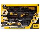 CAT Little Machines Power Tracks Train Set  - Yellow/Black/Grey