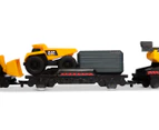 CAT Little Machines Power Tracks Train Set  - Yellow/Black/Grey