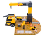 CAT Little Machines Jumbo Crane Playset - Yellow/Black/Grey