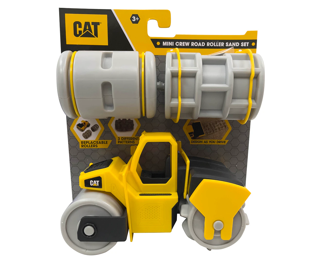 CAT Mini Crew 7" Road Roller Sand Set