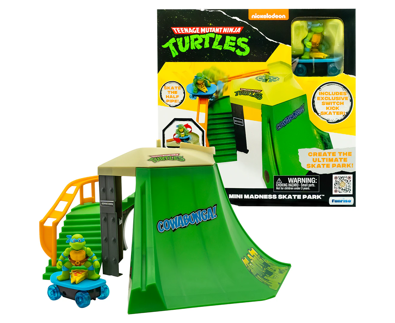 Teenage Mutant Ninja Turtles Mini Madness Skate Park Playset