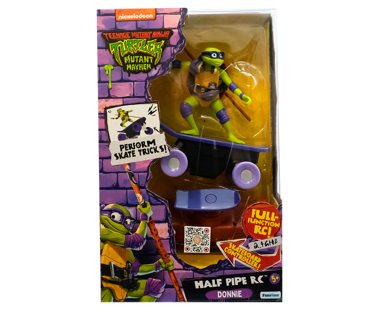 Teenage Mutant Ninja Turtles: Mutant Mayhem Donatello Half Pipe RC Toy