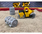 CAT Mini Crew Road Roller Sand Set - Yellow/Grey/Black