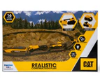 CAT Little Machines Power Tracks Train Set  - Yellow/Black/Grey