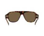 Versace VE4436U 108/73 Havana / Dark Brown Sunglasses