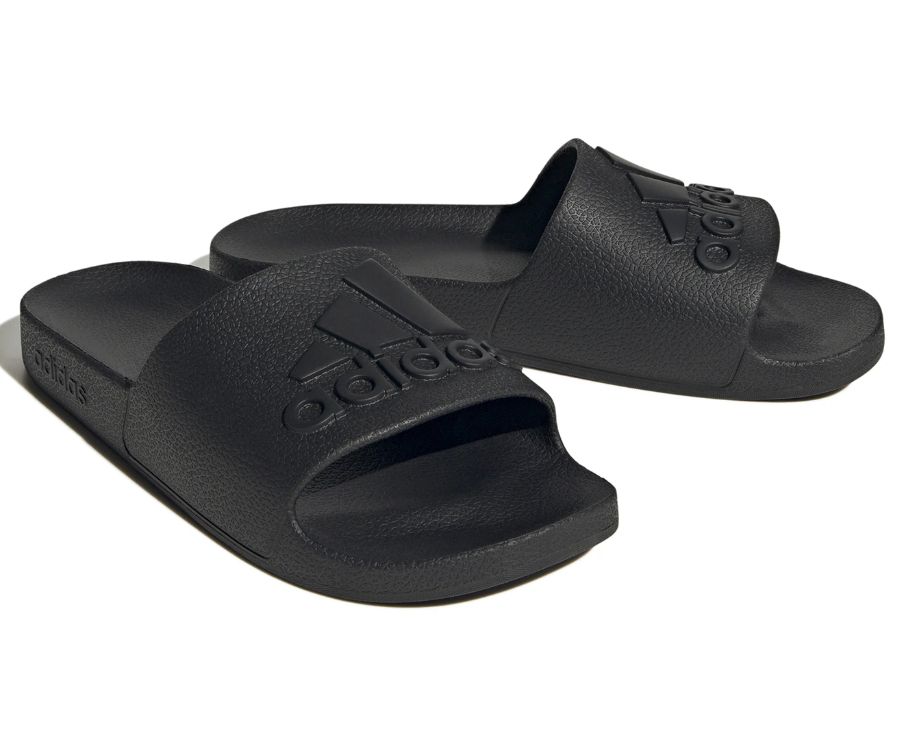 Adidas Unisex Adilette Aqua Slides - Core Black