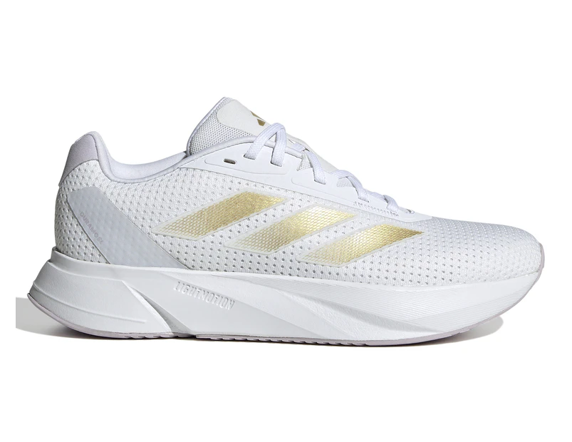 Adidas Women's Duramo SL Running Shoes - Core White/Gold Metallic/Dash Grey